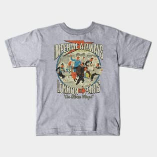 Imperial Airways London to Paris 1935 Kids T-Shirt